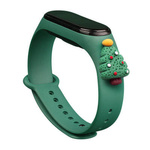 XMAS SILICONE CHRISTMAS BAND FOR XIAOMI MI BAND 3 / MI BAND 4 CHRISTMAS TREE 2