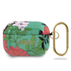 Guess GUACAPTPUBKFL01 AirPods Pro coverzielony/green N.1 Flower Collection