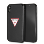 Guess GUHCI61PTPUBK iPhone Xr black/czarny hardcase Triangle