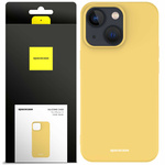 Spacecase Etui Silicone Case iPhone 13 yellow