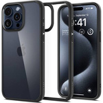 Etui Spigen Ultra Hybrid na iPhone 15 Pro - czarny mat