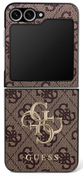 Etui Guess Big 4G Logo Classic Logo do   Samsung Galaxy Z Flip7 brązowy