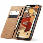 Spacecase Etui Wallet iPhone 14 light brown