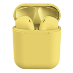 ZESTAW SŁUCHAWKOWY BLUETOOTH TWS INPODS I12 ŻÓŁTY