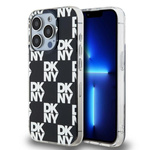 DKNY DKHCP15LHDLCEK iPhone 15 Pro6.1" czarny/black hardcase IML Checkered Mono Pattern