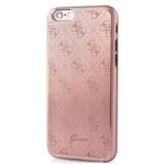 GUESS HARD CASE 4G ALUMINUM PLATE GUHCP6MEPI IPHONE 6 / 6S PINK