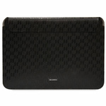 Karl Lagerfeld Saffiano Plaque case for a 14" laptop - black