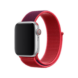 APPLE PASEK MXHV2ZM/A APPLE WATCH SPORT LOOP 40MM RED ORYGINALNA PLOMBA