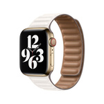 Apple Sandstone Leather Band for 44mm / 45mm / 46mm / 49mm Cases - Size M, Original Seal, MTHC2ZM/A
