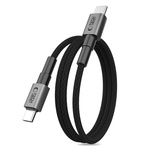 TECH-PROTECT ULTRABOOST DNA MAGTWIST TYPE-C CABLE PD 100W / 5A 100CM IRON GREY
