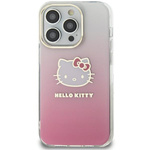 Hello Kitty IML Gradient Electrop Kitty Head case for iPhone 15 - pink
