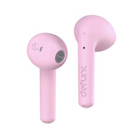 DeFunc Słuchawki Bluetooth 5.3True Lite bezprzewodowe różowy/pink 71467