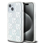 DKNY DKHCP15SLCPEPT iPhone 15 / 14 / 136.1" biały/white hardcase Liquid Glitter Multilogo