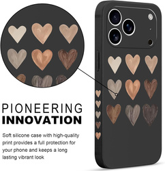 Pnakqil Iphone 17 Case Nine Hearts Black