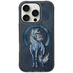 Etui Nimmy Magnetic Fantasy Animal       MagSafe do iPhone 16 Pro niebieski