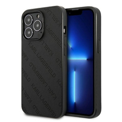 KARL LAGERFELD KLHCP13LPTLK IPHONE 13 PRO / 13 6,1" HARDCASE CZARNY/BLACK PERFORATED ALLOVER