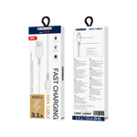 JELLICO kabel KDS-30 Lightning 3.1A 1M Biały