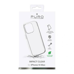 PURO Impact Clear Apple iPhone 14 Pro Max Case (Transparent)