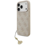 Etui Guess 4G Charms Collection MagSafe  do iPhone 17 Pro różowy