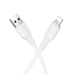 Kabel USB A do Lightning Hoco 2,4A 1 m X120 biały