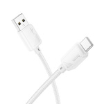 Kabel USB A do USB C Hoco 3A 1 m X113 biały