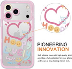 Yoedge Iphone 17 Pro Max Case Hearts and Smileys 1
