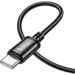 Kabel USB C do USB C Hoco 3A 60W 1 m X89 czarny