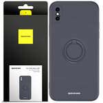 Spacecase Etui Silicone Ring iPhone XS Max black