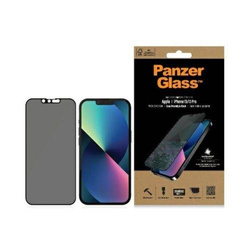 PanzerGlass E2E Privacy iPhone 13/13 Pro 6,1" Case Friendly Microfracture AntiBacterial czarny/black ProP2745