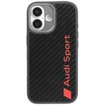 Etui Audi R8 Carbon Fiber MagSafe do     iPhone 17 czarny
