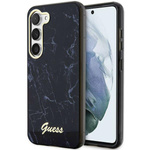 Guess GUHCS23SPCUMAK S23 S911czarny/black hardcase Marble
