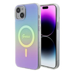 Guess GUHMP15SHITSU iPhone 15 / 14 / 13 6.1" fioletowy/purple hardcase IML Iridescent MagSafe