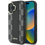 DKNY DKHMP16MPCPVSLK iPhone 16 Plus6.7" czarny/black hardcase Checkered Pattern Magsafe