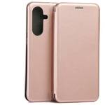 Beline Etui Book Magnetic Samsung A36    różowo-złoty/rose gold