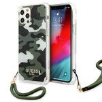 Guess GUHCP12MKSARKA iPhone 12/12 Pro6,1" zielony/khaki hardcase Camo Collection