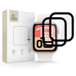 SZKŁO HYBRYDOWE TECH-PROTECT GLASS FLEX+ 2-PACK APPLE WATCH 4 / 5 / 6 / SE 1 / 2 / 3 (40MM) BLACK