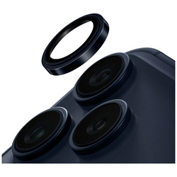 Szkło na obiektyw aparatu UNIQ Optix Prime Camera Lens Protector do iPhone 17 Pro / 17 Pro Max / 15 Pro / 15 Pro Max z aplikatorem granatowy