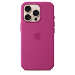 APPLE SILICONE CASE MYYN3ZM/A IPHONE 16 PRO FUCHSIA ORGINAL SEAL