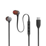 JBL Tune 310C Black Wired Headphones