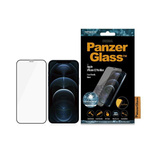 PanzerGlass E2E Super+ iPhone 12 Pro MaxCase Friendly AntiBacterial Microfracture czarny/black 2712