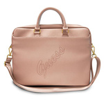 Guess Torba GUCB15PUSASPI 16"różowy/pink Saffiano Script