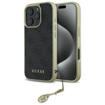 Guess GUHCP16LGF4GGR iPhone 16 Pro 6.3"  czarny/black hardcase 4G Charms Collection