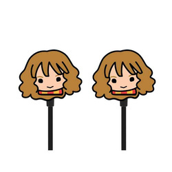 HEADPHONES FOR CHILDREN HARRY POTTER 023 HERMIONE MULTI-COLOR