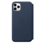 APPLE LEATHER FOLIO IPHONE 11 PRO MAX DEEP SEA BLUE MY1P2ZM/A  ORYGINALNA PLOMBA