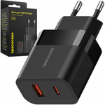 Spacecase Ładowarka USB Charger 20W SC001B black