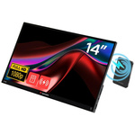 Monitor przenośny dotykowy Verbatim      LIGHT 14" FHD z powerbankiem 5000mAh czarny 32088