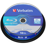 Płyty Blu-ray Verbatim 25GB 6X BD-R SL   10szt biały 43742