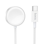 Ładowarka indukcyjna Hoco 2,5W USB C kompatyblina z Apple Watch i Samsung Watch CW59 biała