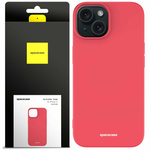 Spacecase Etui Silicone Case iPhone 15 red