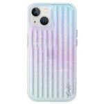 Etui UNIQ Coehl Linear do iPhone 15 - różowo-niebieskie